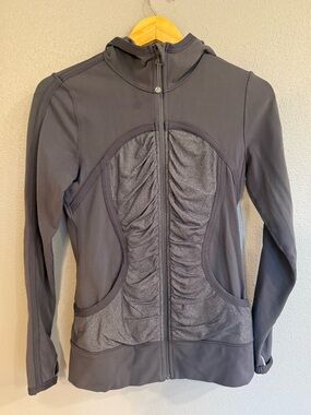 lululemon athletica Ruched Front Zip Hoodie Jacket